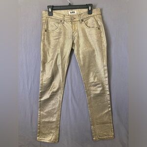 fornarina jeans Women’s Size 28 Gold Clubbing Jeans